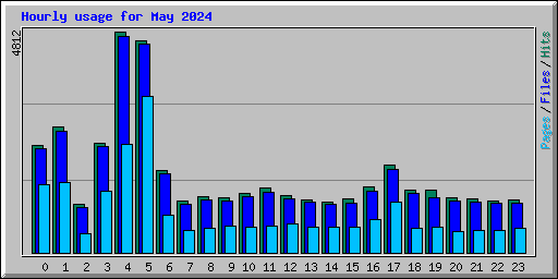 Hourly usage for May 2024